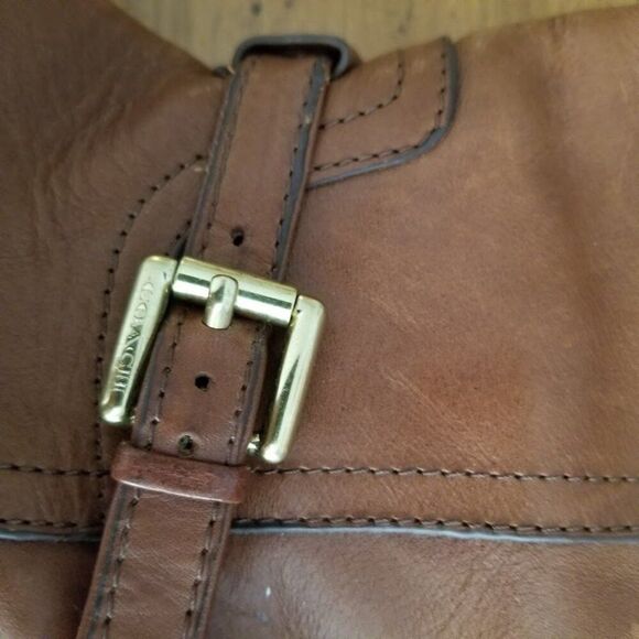 COACH Leather Riding Boots, Size 6 B, Micha Wide Calf - Picture 9 of 13